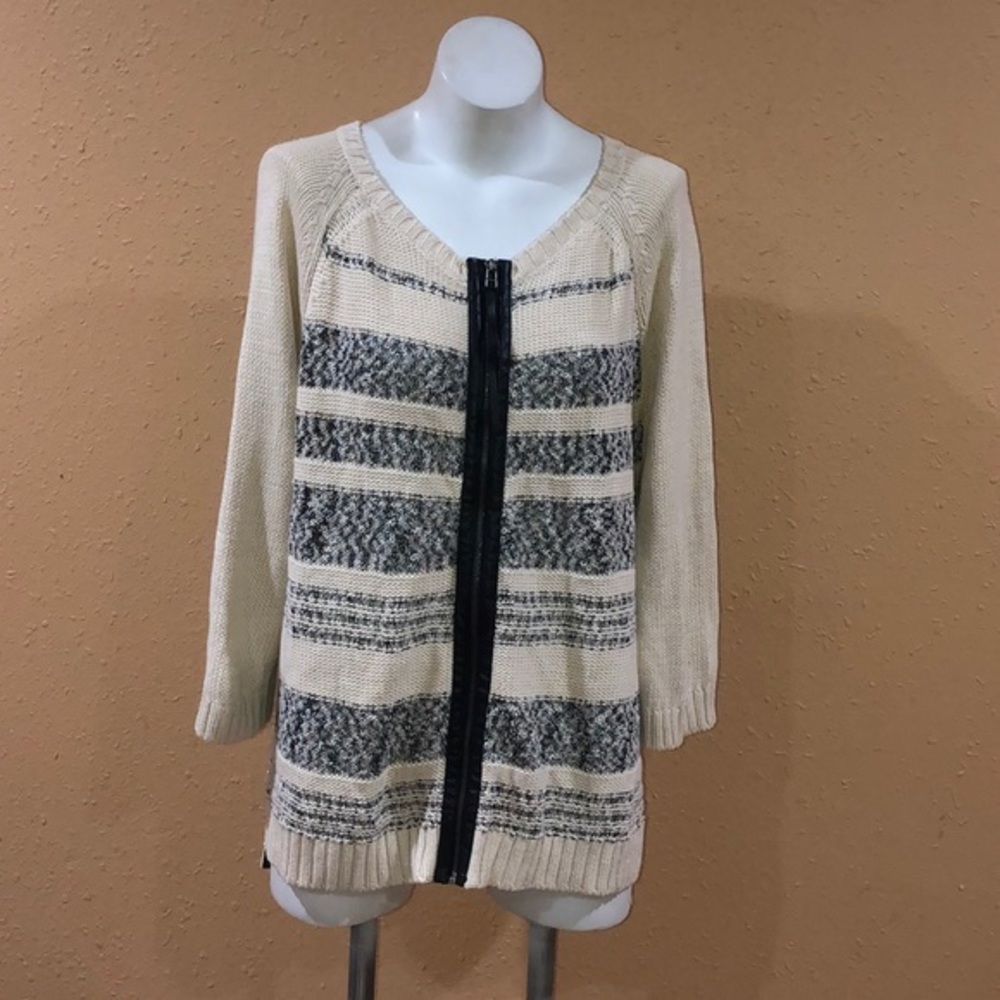 Trouve full zip knit cardigan